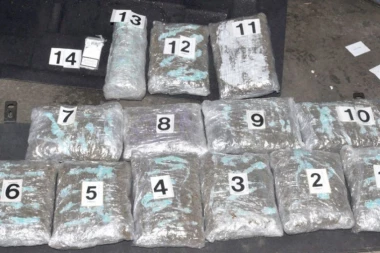 Zaplenjeno preko 7 kilograma marihuane