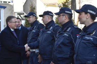 STEFANOVIĆ U LAZAREVCU: Policija sada pazi na grad i pomoću kamera!