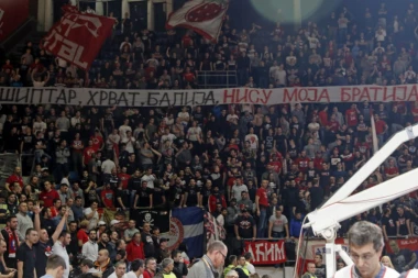 Evroliga kažnjava Zvezdu zbog transparenta Omiću