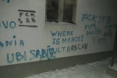 UŽASAVAJUĆI GRAFITI OSVANULI NA KOSOVU