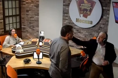 (VIDEO) RASPRAVA SE OTELA KONTROLI: Ruski novinari se pošibali zbog Staljina