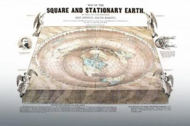 OVO JE TEORIJA ONIH KOJI VERUJU U TO DA JE ZEMLJA RAVNA!