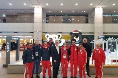 Olimpijski tim Srbije stigao u Pjongčang