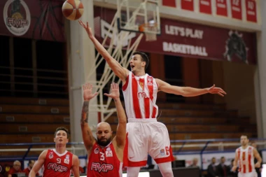 (VIDEO) ZVEZDA PONOVO NA ČELU ABA LIGE: Crveno-beli lako pobedili FMP