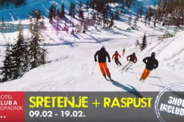 Raspust + Sretenje = UŽIVANCIJA U HOTELU CLUB A!