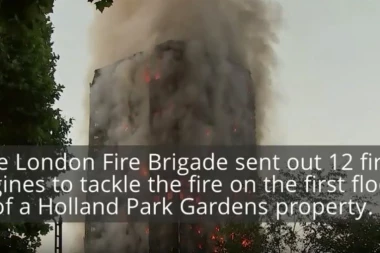 NOVI UŽAS U LONDONU: Opet gorela zgrada, vatra gutala sve pred sobom!