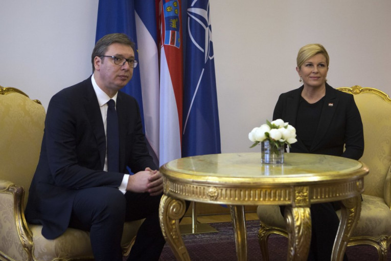 OBRAĆANJE KOLINDE I VUČIĆA: Bolji odnosi Srbije i Hrvatske prioritet dve države