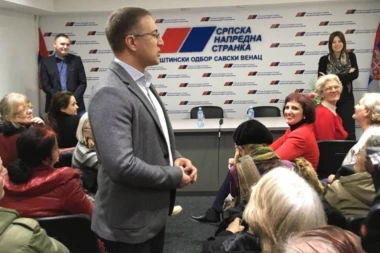 STEFANOVIĆ SA PENZIONERIMA: Vi ste gradili ovaj grad - iskoristićemo vaše znanje i iskustvo!