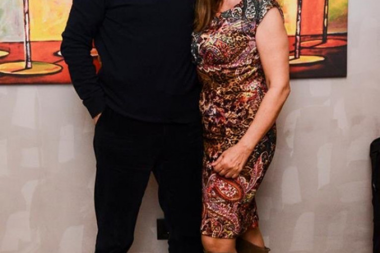 Dule Savić sa suprugom