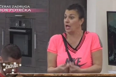 Haos u Zadruzi: Saška Karan pomahnitala, krenula da baca hranu, pa napala densera!
