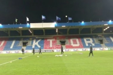 Fudbaleri Partizana odradili trening u Plzenju