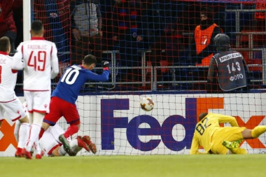 Fudbaleri Crvene zvezde zaustavljeni u hladnoj Moskvi