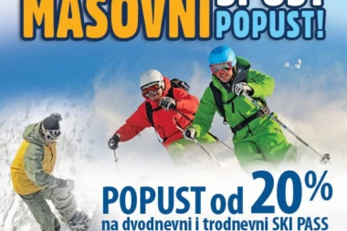 VOLITE SKIJANJE? Ne propustite fantastičan popust od 3. do 5. marta