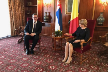 VUČIĆ SA PREMIJERKOM RUMUNIJE: Nisu priznali Kosovo, zahvalni smo im na tome