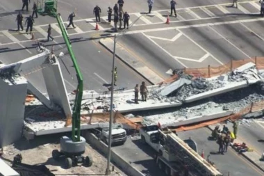 ZNALI SU DA ĆE PASTI? Jezivi razlog rušenja mosta na Floridi!