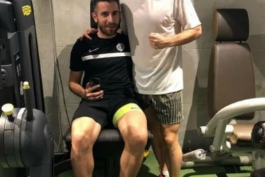 PARTIZAN UVEK U SRCU: Jojić posetio crno-bele