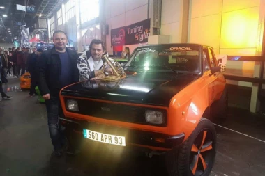 SRBIN GENIJALAC: Spojio  zastavu 101 i BMW