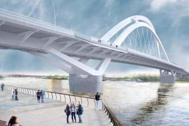 (FOTO) OVAKO ĆE IZGLEDATI NOVI MOST NA MESTU STAROG SAVSKOG MOSTA U BG!