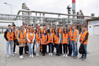 Studenti Gubkin Univerziteta posetili Rafineriju nafte Pančevo