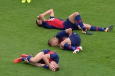 KOMEDIJA: Jedan napad i tri povrede igrača iste ekipe