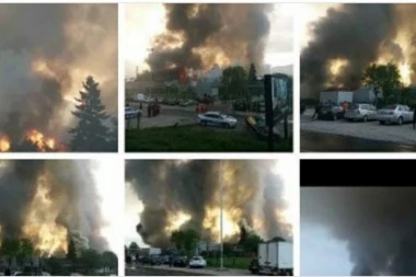 PAKAO: Gori fabrika mesa, strahuje se od EKSPLOZIJE AMONIJAKA!