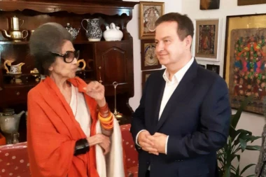 DAČIĆ U NJU DELHIJU: Srpski šef diplomatije razgovarao sa GANDIJEVOM UNUKOM