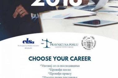 PRAVNICI NA POSLU: Sajam zapošljavanja na Pravnom fakultetu od 9. do 11. maja
