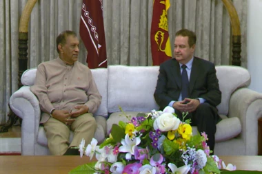 Dačić sa predsednikom parlamenta Šri Lanke