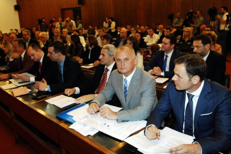 Gradonačelnik Siniša Mali i gradski menadžer Goran Vesić