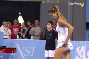 (FOTO, VIDEO) SEKSI KORINA nije ni među 1.000 teniserki sveta, ALI ZATO IZGLEDOM SPADA U SAM VRH!