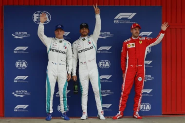 BRITANAC BRŽI OD KONKURENCIJE: Hamilton osvojio pol poziciju u Barseloni