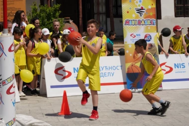 Mini basket festival u Vranju uz podršku NIS
