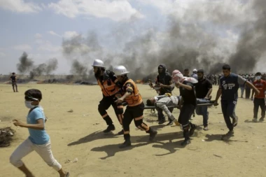 VAZDUŠNI NAPAD NA POJAS GAZE: Izrael lansirao 60 granata