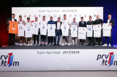 (FOTO) ODABRANO 11 NAJBOLJIH: Proglašen najbolji tim Superlige Srbije