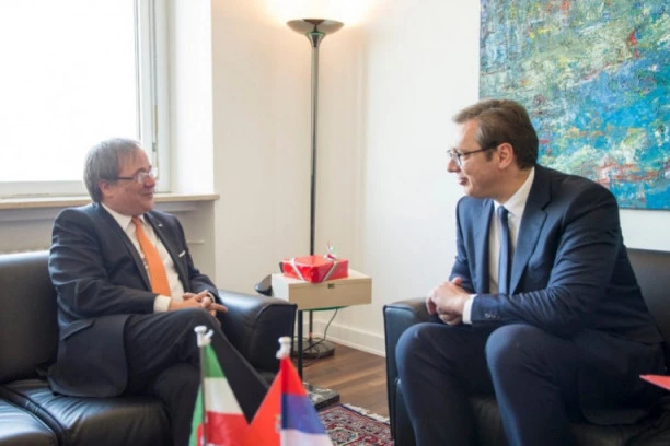 ODLIČNI ODNOSI SA NOVIM ŠEFOM CDU: Vučić čestitao Lašetu na izboru za predsednika najjače nemačke partije