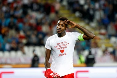 Evo kako se Mičel Donald oprostio od navijača Zvezde