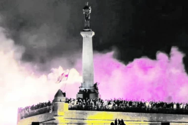 (VIDEO) Sve pršti kada Zvezda slavi titulu: SNIMCI DRONOM