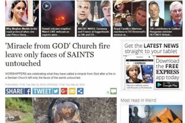 (FOTO) MISTERIJA SRPSKIH IKONA osvanula i u engleskim novinama