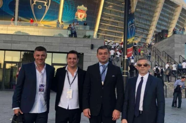 SUSRET SA LAKOVIĆEM: Delegacija FSS na finalu Lige šampiona