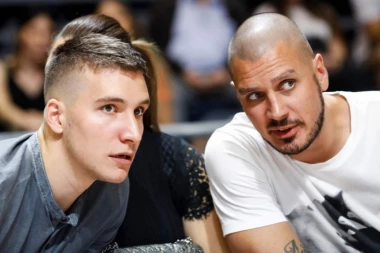 (FOTO) BODRE CRNO-BELE: Bogdanović, Pavlović, Birčević uz Partizan