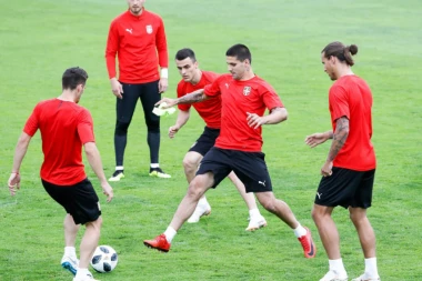 (FOTO) Fudbaleri Srbije odradili poslednji trening pred duel sa Bolivijom