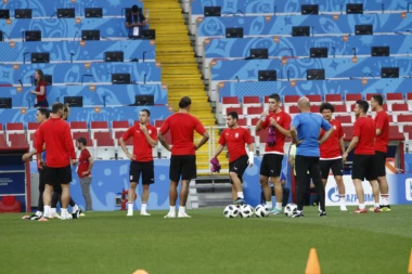 Fudbaleri Srbije odradili trening u Moskvi