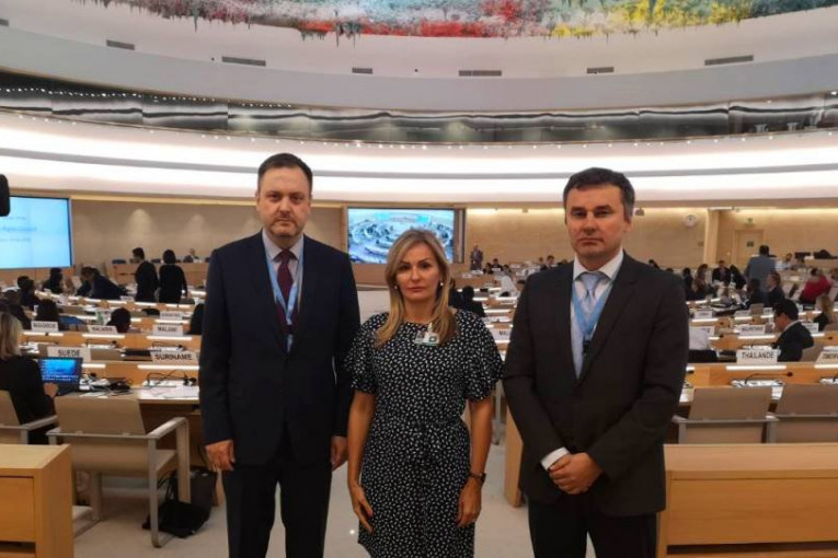 Paunović: Savet za ljudska prava UN usvojio izveštaj za Srbiju
