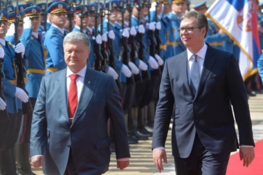 VUČIČ DOČEKAO PREDSEDNIKA UKRAJINE POROŠENKA!