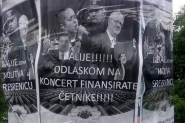 Bošnjaci lepili huškačke plakate: Hteli da spreče Marijin koncert!