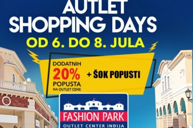 Šoping dani i dva koncerta u Fashion Parku Outlet Inđija!