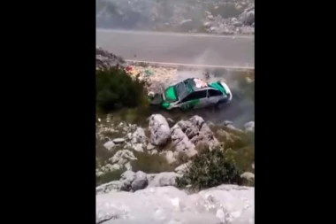 (VIDEO) OVO NIJE REALNO: Vozač izleteo iz krivine, preleteo brdo, A ONDA JE USLEDIO ŠOK!