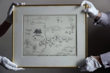 (FOTO) OVO JE NAJSKUPLJA ILUSTRACIJA NA SVETU: Crtež šume iz knjige o Viniju Puu