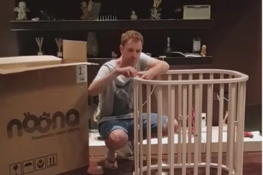 PONOSNI TATA: MOMČILO OTAŠEVIĆ PRIREMA SOBU ZA ĆERKU!