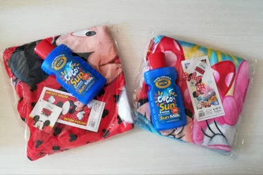 DANAS POKLONI! OD REPUBLIKE.RS - DEČJI KOMPLETI ZA PLAŽU!